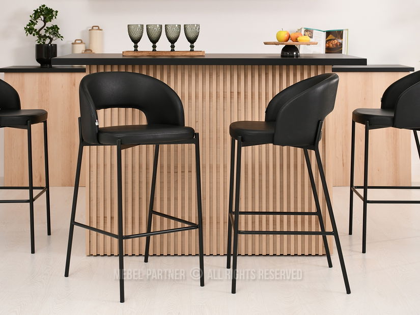 Scaun Gustav (negru)