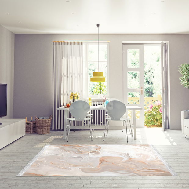 Covor 120x180 Roven Typ 2 (bej + crem + alb) *vânzare stoc