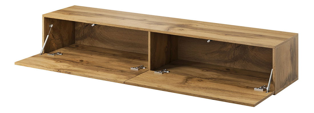 TV stolík/skrinka Zigo 180 (biela + lesk biely) *výpredaj