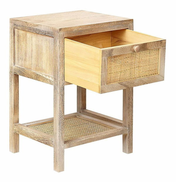 Éjjeliszekrény Edgar (világos fa)