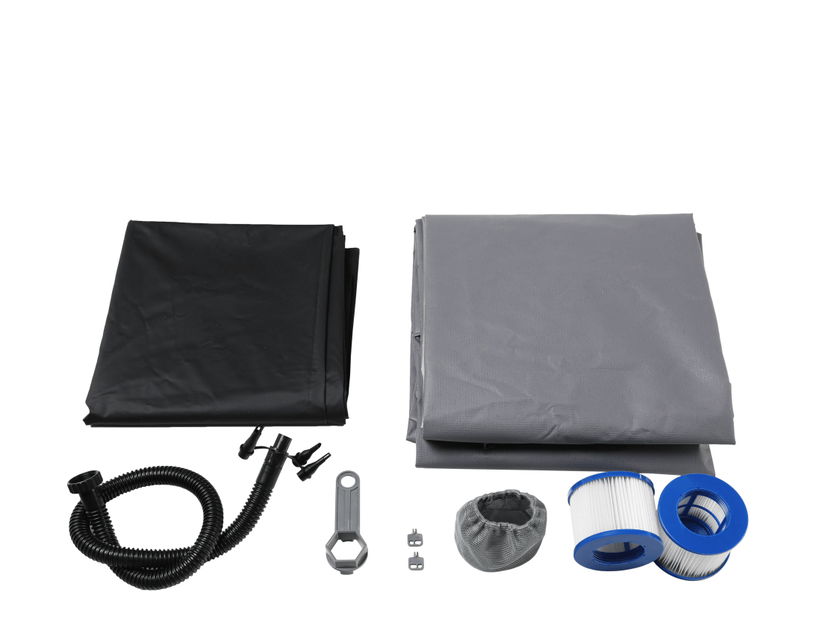 Nafukovacia vírivka (pre 2-4 osoby) Kantino (sivá + biela)