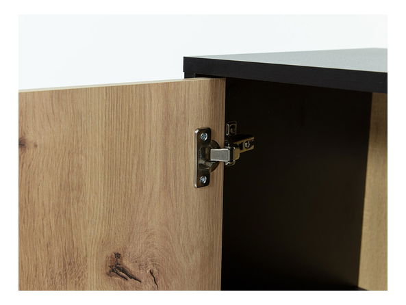 Komoda Oksewo 2D3SZ (dub artisan + čierna) 