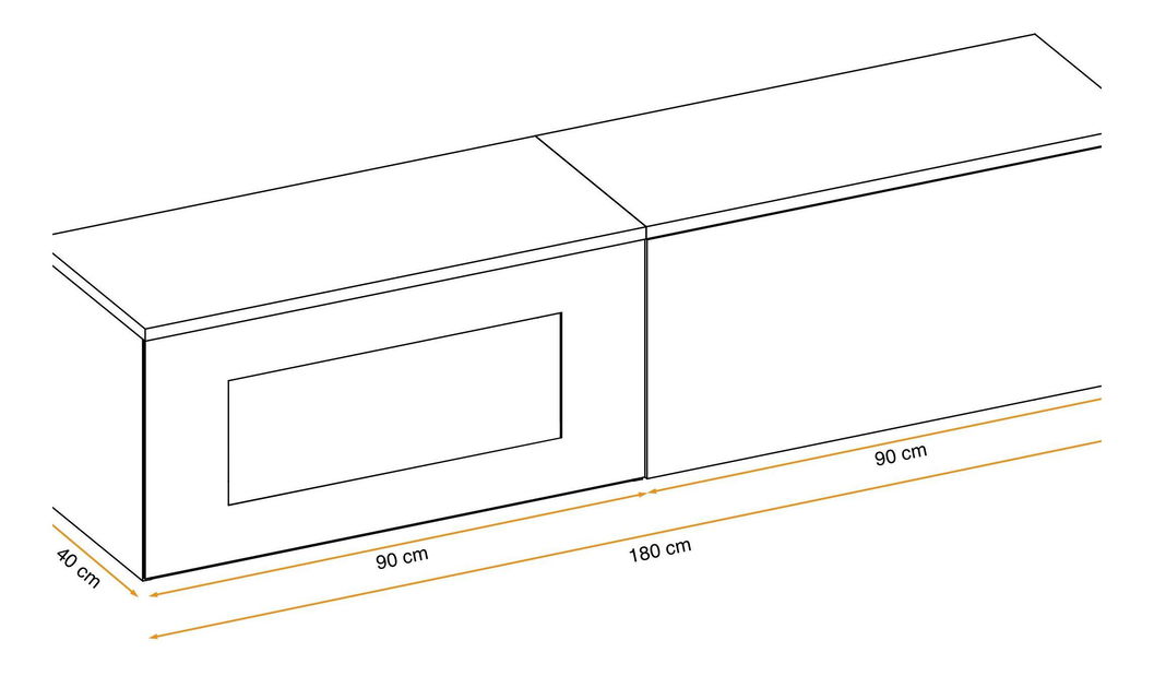 Masă TV Dalton (antracit + stejar flagstaff) (cu șemineu electric)