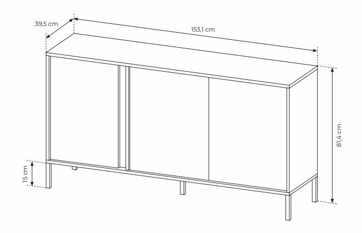 Dulap Danton 3D (Bej)