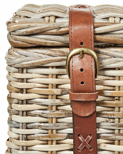 Set 2 buc coșuri depozitare Irbza (natural)