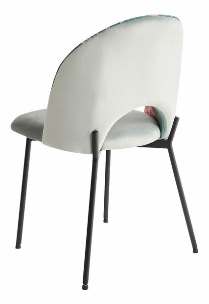 Set 2 buc. scaune pentru sufragerie CAVEL (stofă) (verde)