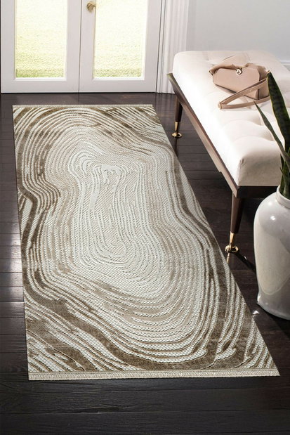Covor 80 x 300 cm Amora (bej + maro)
