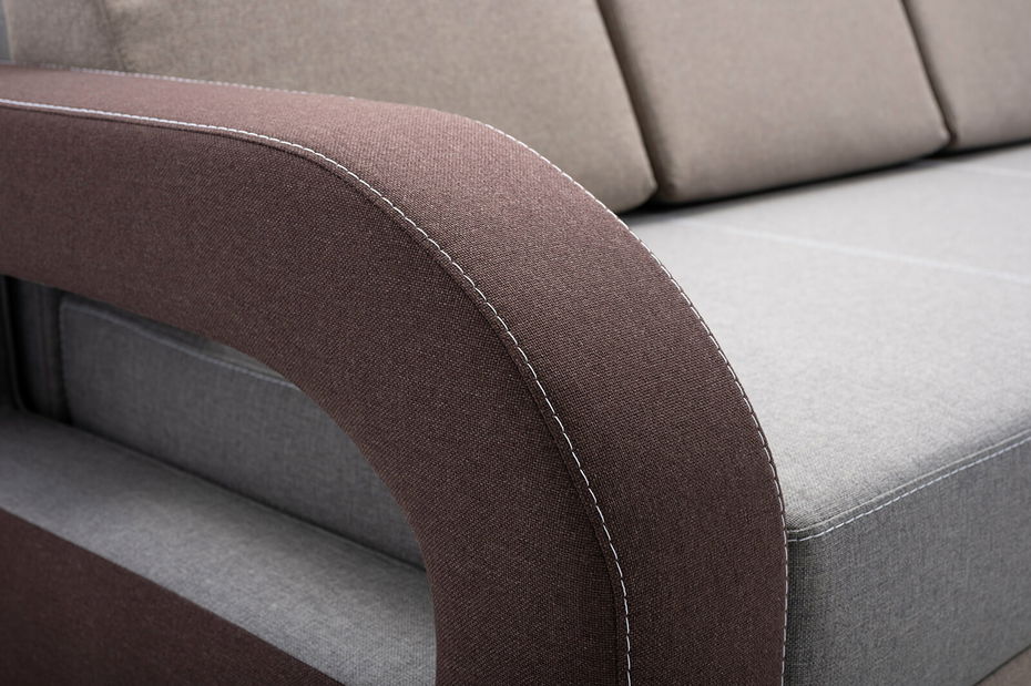 Pohovka trojsedačka Larry (hnedá)