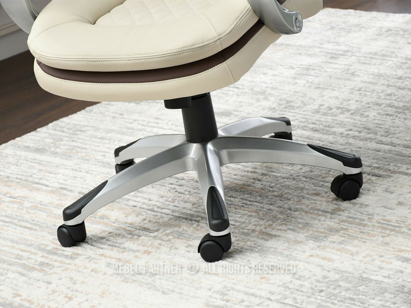 Irodai fotel Abelendes (barna + szürke)