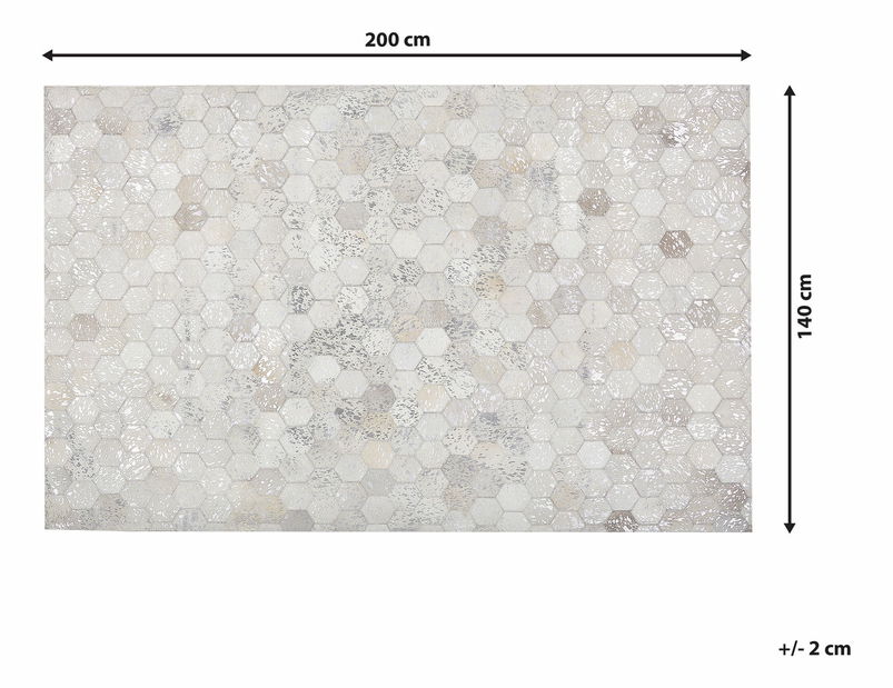 Tepih 140x200 cm BAKY (srebrna)