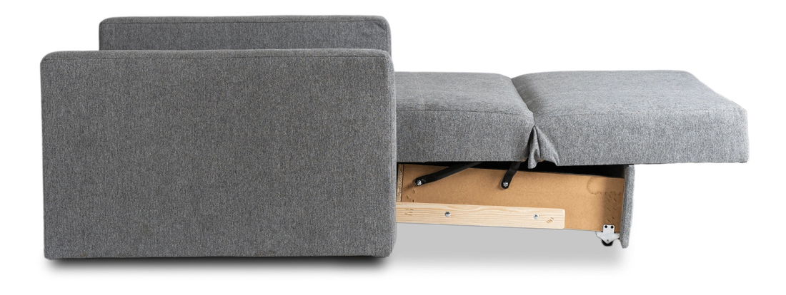 Széthúzható fotel Mulan 1 (szürke) 