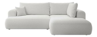 Kutna garnitura Olivo II (D) (svijetlosiva + crna)