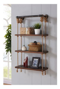 Polica Tulimu 7 (orah + crna)