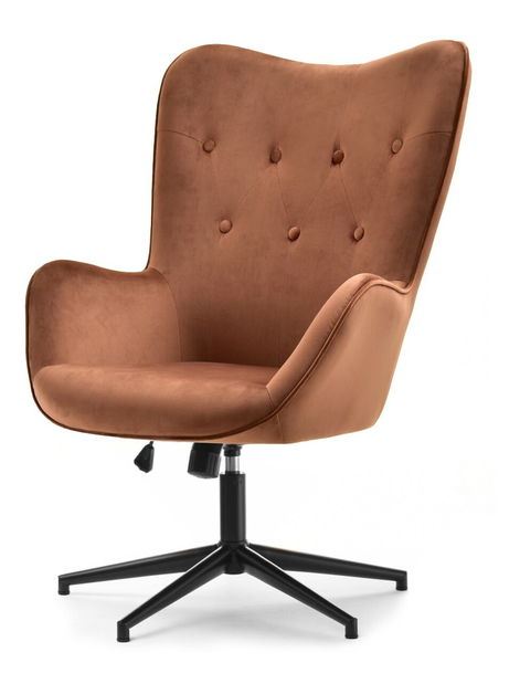 Kreslo Truni (medená + čierna)