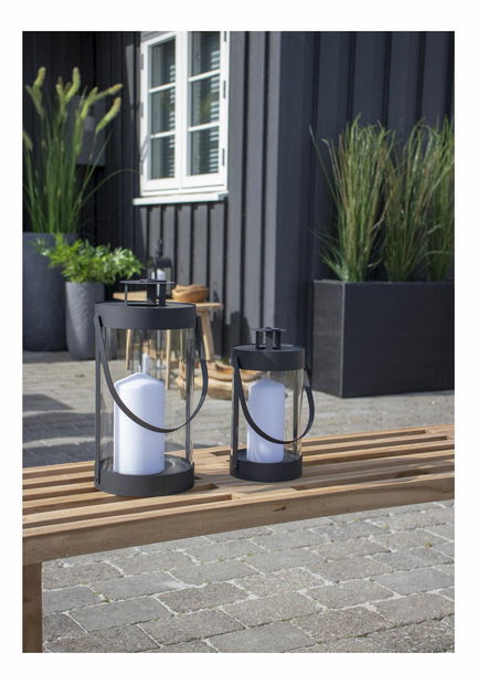 Set de 2 felinare Bmidina (negru)