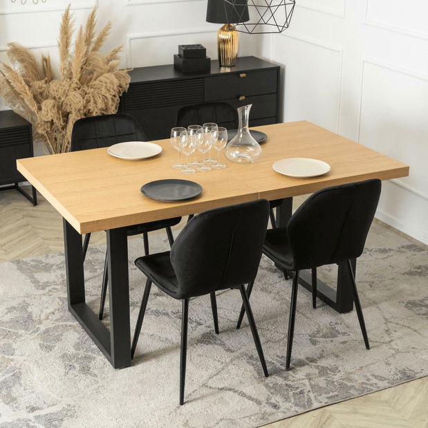 Blagovaonska stolica Inolvidable (crna) 