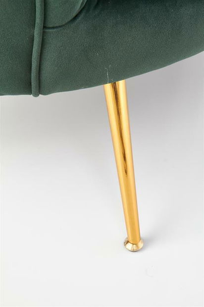 Kanapé Altha XL (zöld + arany)