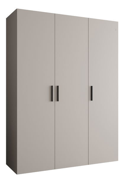 Dulap de haine 150 cm Borry 1 (Cașmir + Negru)