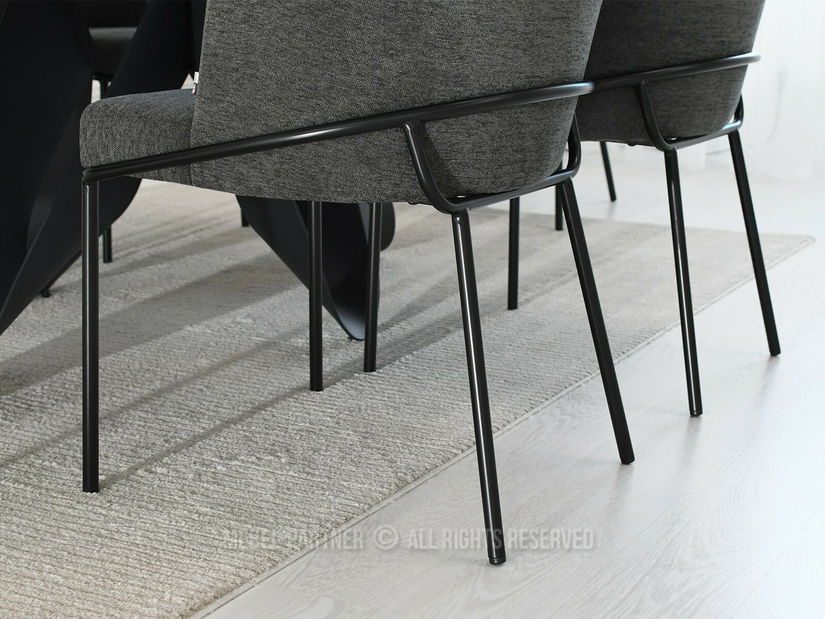 Stolička Conor (grafit + čierna)