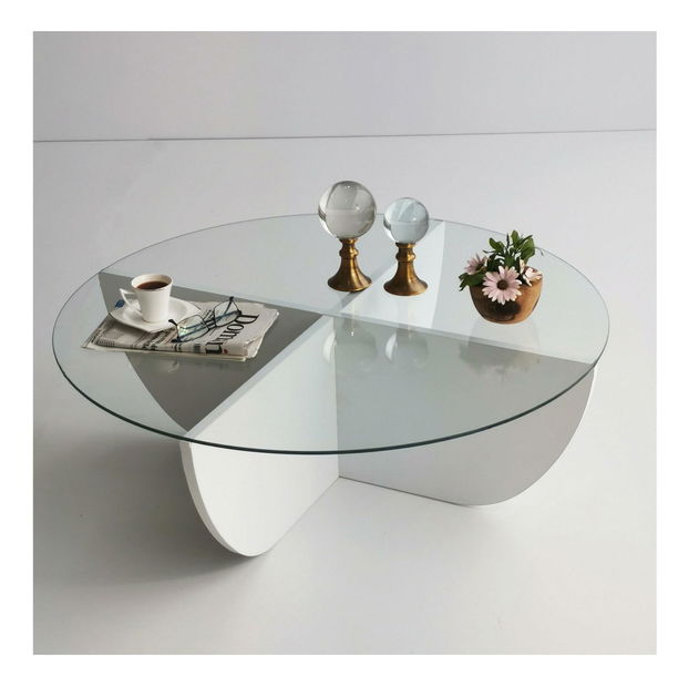 Masă de cafea Lost (Alb)