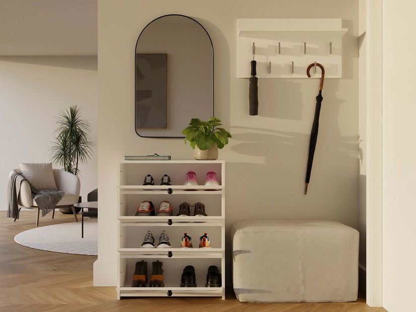 Botník (skrinka na topánky) Lentos 1 (biela)