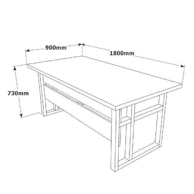 Masă PC Minnie 01 (Nuc)