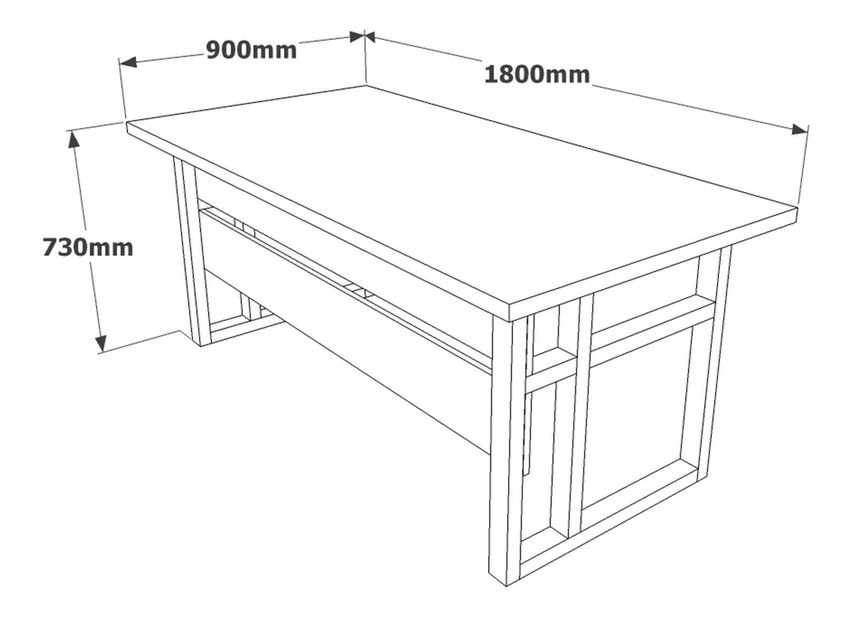 Masă PC Minnie 01 (Nuc)
