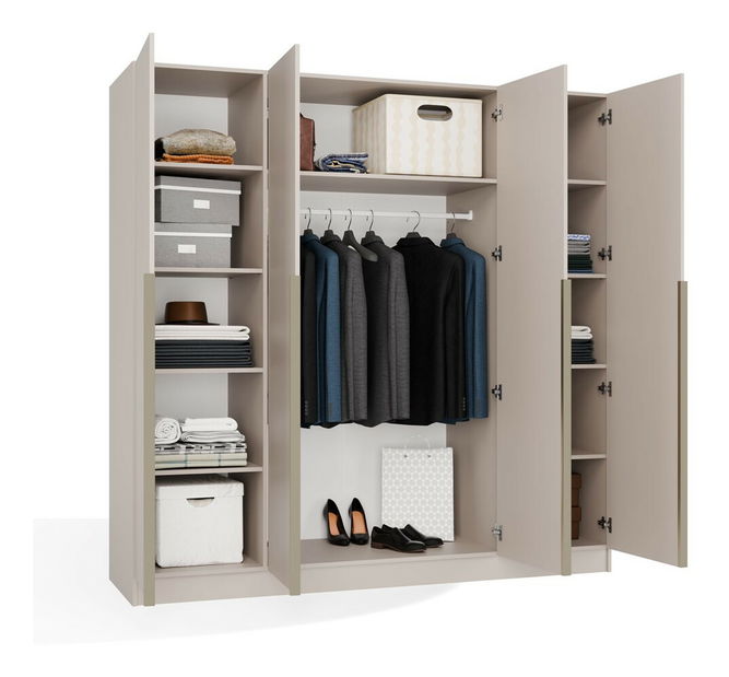 Šatníková skriňa Servirle 2 (kašmír)