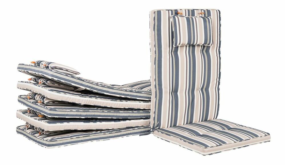 Set 8 buc. pernă MALI (albastru închis)