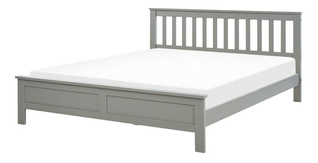 Manželská posteľ 160 cm Maye (sivá)