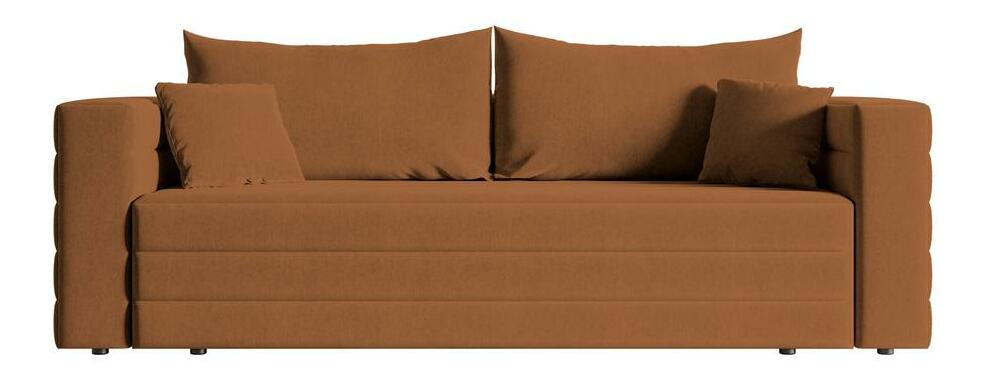 Canapea trei locuri Liluetta (miere + negru)