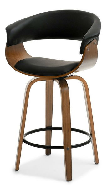 Stolica Enzo H (tamni orah + orah)