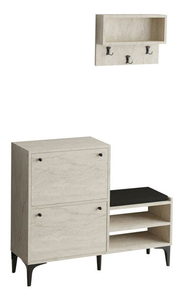 Set za predsoblje Aliex 33 (travertin)