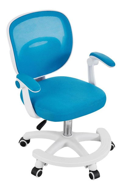 Scaun de birou Trapani 2 (albastru + alb)