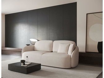 Canapea trei locuri Sheila  (crem + negru)