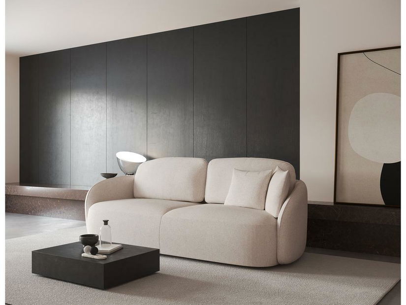 Canapea trei locuri Sheila (crem + negru)