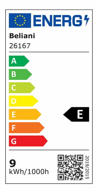 Fali lámpa Haiden (fekete)