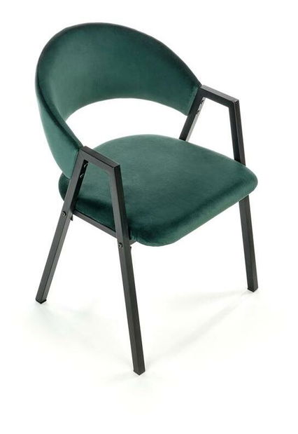 Étkezőszék Kris (sötétzöld + fekete)