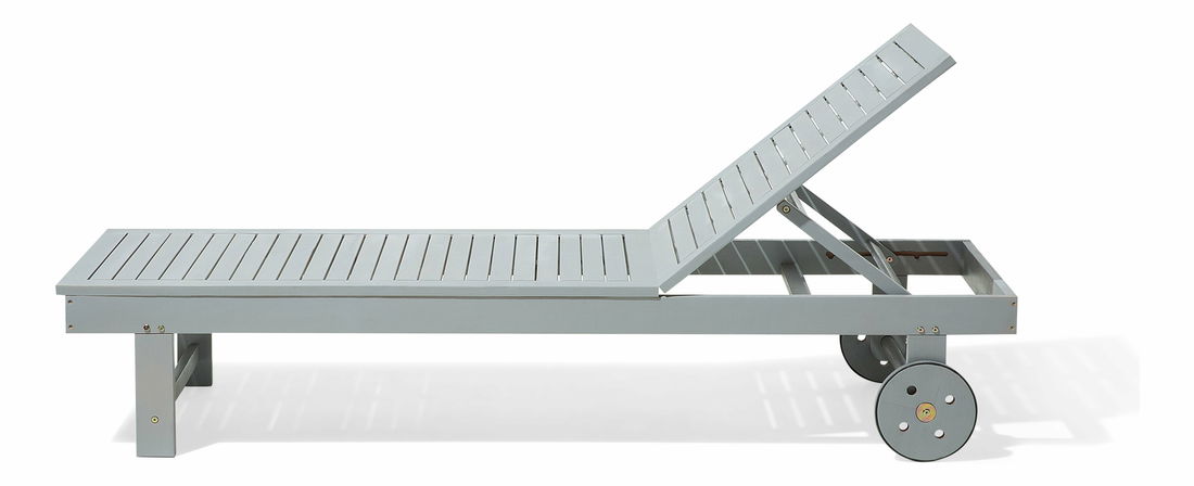 Záhradné lehátko Madeira (svetlosivá)