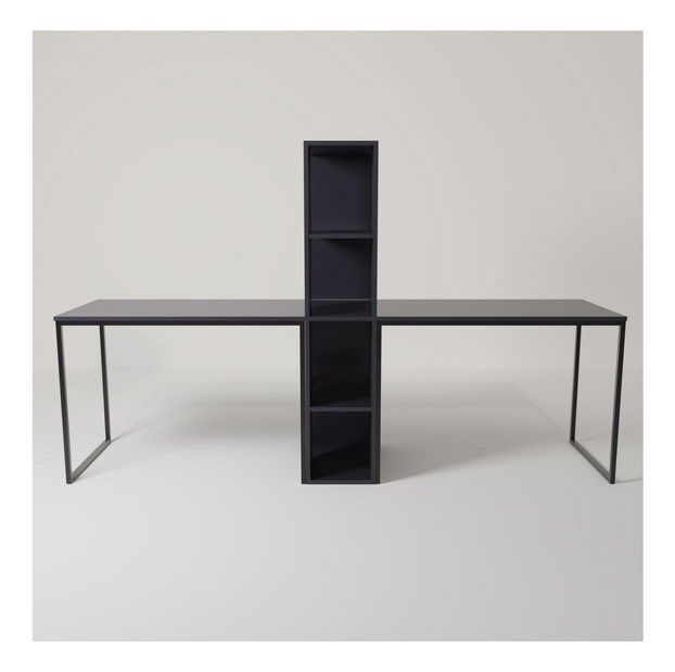 Písací stôl Buyak (antracit)