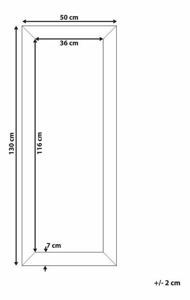 Oglindă de perete Martens (argintiu)