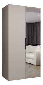 Ruhásszekrény 100 cm Mirabella 2 (kasmír + fekete)