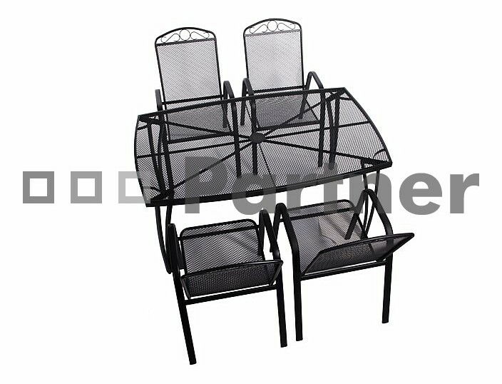 Záhradný nábytok River 1+4 (Kov)