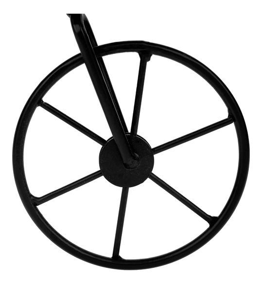 Bicikli formájú retró virágtartó Esca (bordó + fekete)