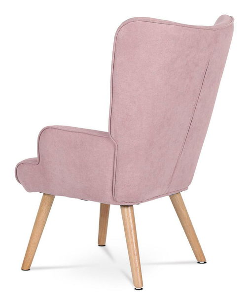 Fotoliu cu suport picioare Avanzabamos (roz)