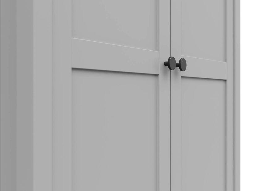 Šatníková skriňa BRW Salga 12 (arktická sivá + dub artisan) 