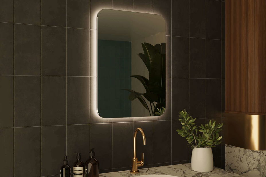 Zrkadlo Poly (biela)