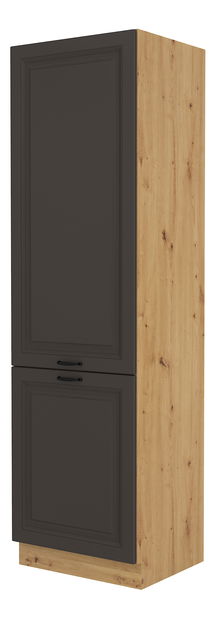 Dulap de bucătărie pentru alimente Sheila 60 DK 210 2F (stejar artisan + grafit)