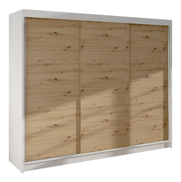 Szekrény Galiana II (fekete + fehér)