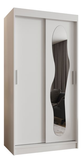 Ruhásszekrény 100 cm Ulta (fehér) 